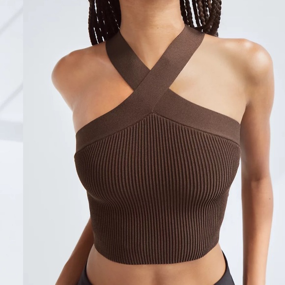 Tops - BABTON SCULPT KNIT CRISS CROSS TANK